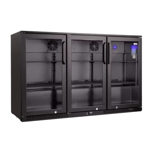 SnoMaster SMBC-300 300L Under-Counter Beverage Cooler – Black