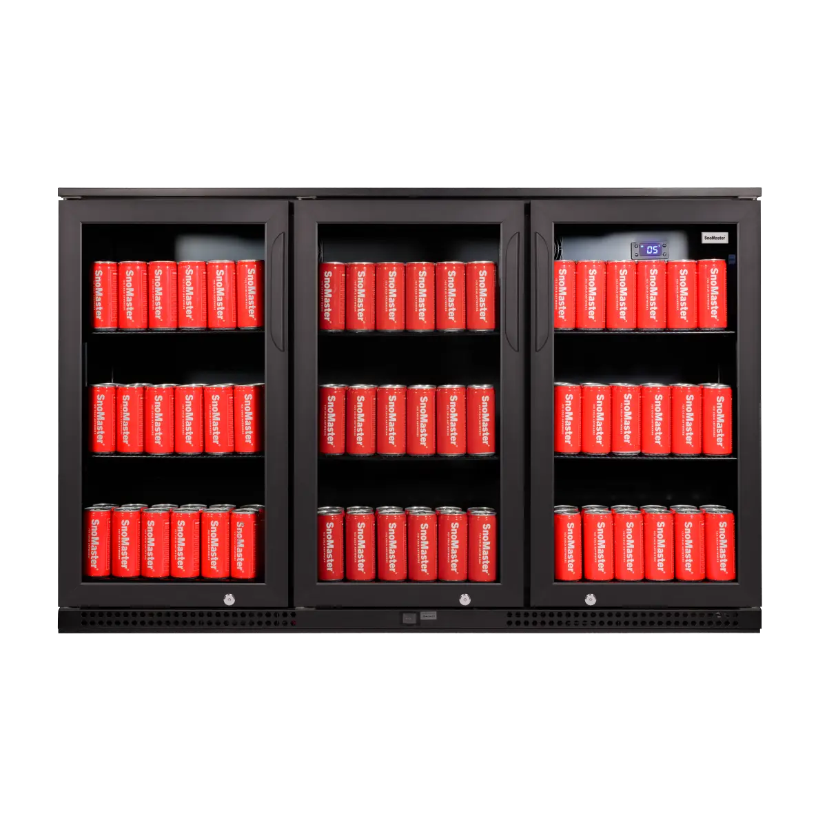 SnoMaster SMBC-300 300L Under-Counter Beverage Cooler – Black