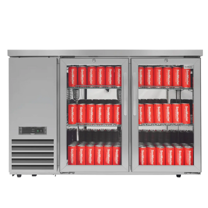 SnoMaster - 282L Two Door Under-Counter Commercial Cooler (SMBC-400)