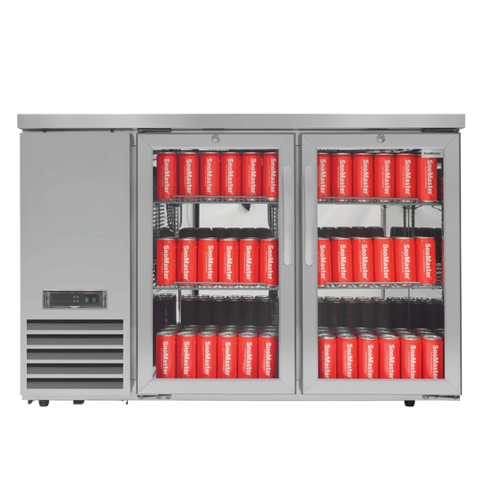 SnoMaster - 282L Two Door Under-Counter Commercial Cooler (SMBC-400)