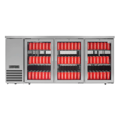 SnoMaster - 494L Three Door Under-Counter Commercial Cooler (SMBC-500)