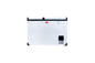 SnoMaster - 56L Dual Compartment Portable Fridge/Freezer AC/DC -  Stainless Steel (SMDZ-CL56D)