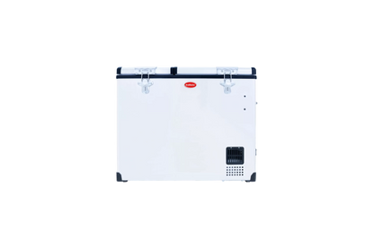 SnoMaster - 72L Dual Compartment Portable Fridge/Freezer AC/DC -  Stainless Steel (SMDZ-CL72D)