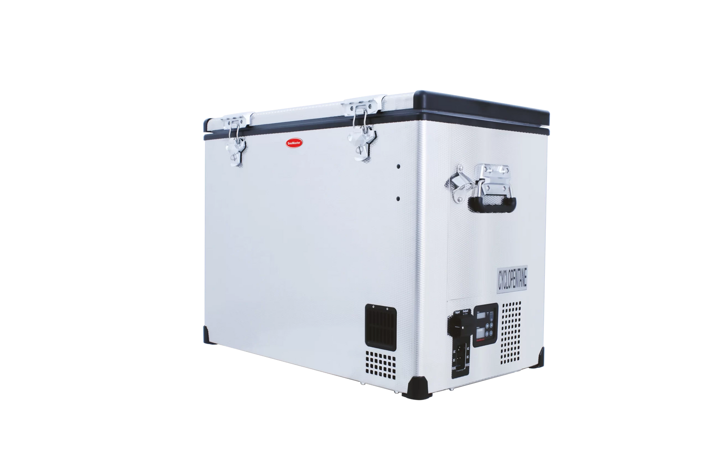 SnoMaster - 80L Single Compartment Portable Fridge/Freezer AC/DC - Stainless Steel (SMDZ-CL80)