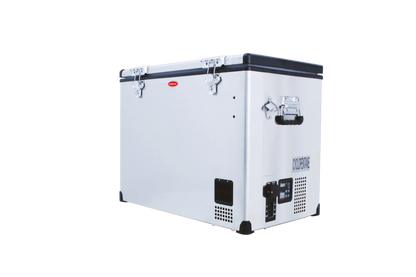 SnoMaster - 80L Single Compartment Portable Fridge/Freezer AC/DC - Stainless Steel (SMDZ-CL80)