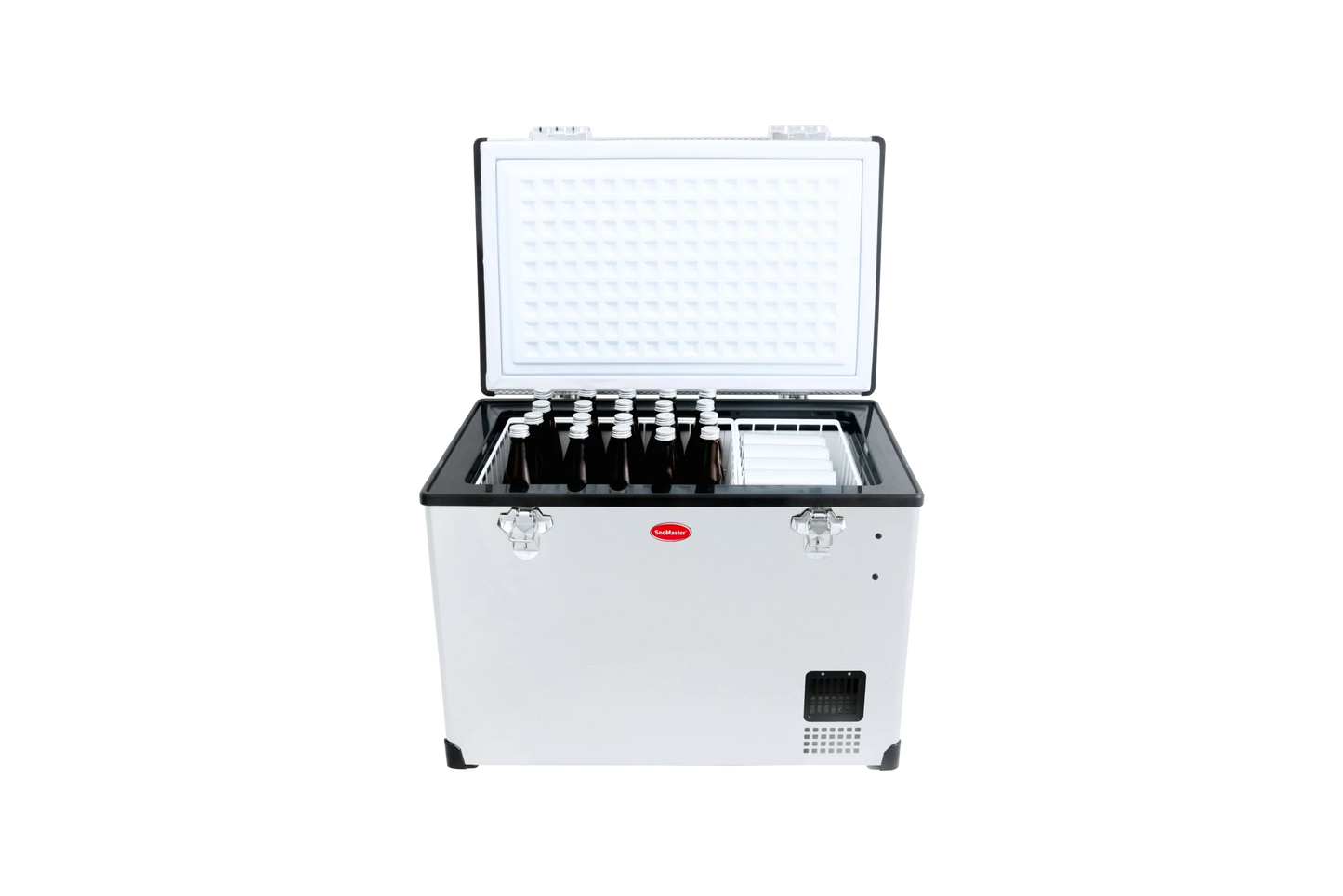 SnoMaster - 80L Single Compartment Portable Fridge/Freezer AC/DC - Stainless Steel (SMDZ-CL80)