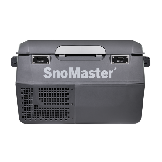 SnoMaster - 25.2L Plastic Portable Fridge/Freezer DC With 220V Power Adapter - Grey (SMDZ-LS25)