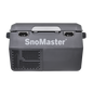 SnoMaster - 25.2L Plastic Portable Fridge/Freezer DC With 220V Power Adapter - Grey (SMDZ-LS25)