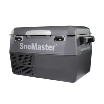 SnoMaster - 25.2L Plastic Portable Fridge/Freezer DC With 220V Power Adapter - Grey (SMDZ-LS25)
