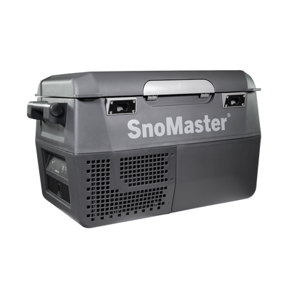 SnoMaster - 25.2L Plastic Portable Fridge/Freezer DC With 220V Power Adapter - Grey (SMDZ-LS25)