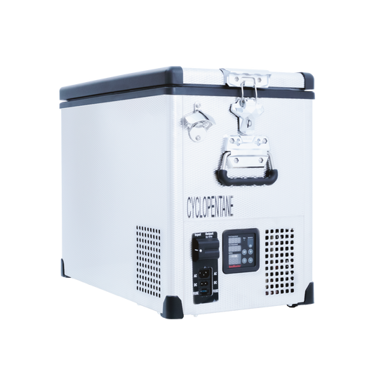 SnoMaster - 42L Single Compartment  Portable Fridge/Freezer AC/DC - Stainless Steel (SMDZ-TR42S)