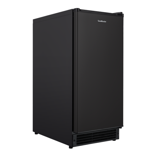 SnoMaster SMIC-25 Black 30kg Plumbed-In Bullet Ice Maker
