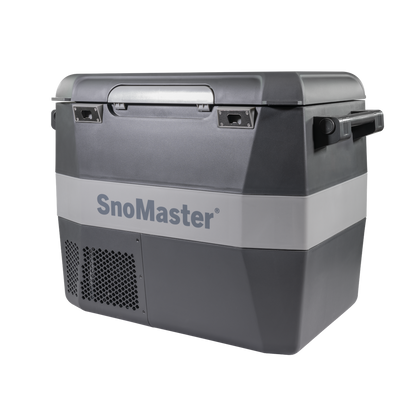 SnoMaster - 54L Plastic Portable Fridge/Freezer DC With 220V Power Adapter - Grey (SMLS-57)