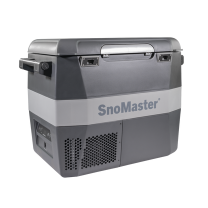 SnoMaster - 54L Plastic Portable Fridge/Freezer DC With 220V Power Adapter - Grey (SMLS-57)