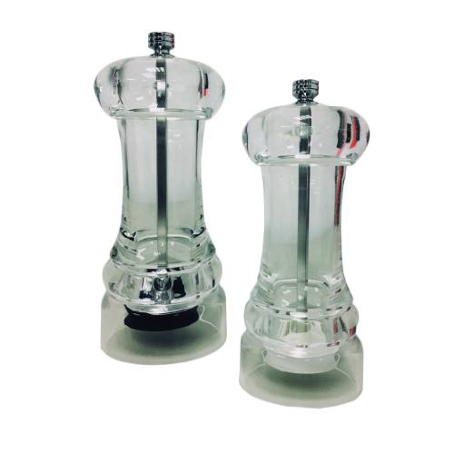 Salt & Pepper Grinder Acrylic 150mm Set
