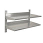 Global Wall Shelf -Stainless Steel Double Tier (600 x 300mm)