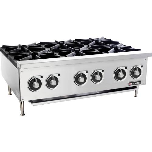 Anvil Heavy Duty Gas Stove - 6 Burner