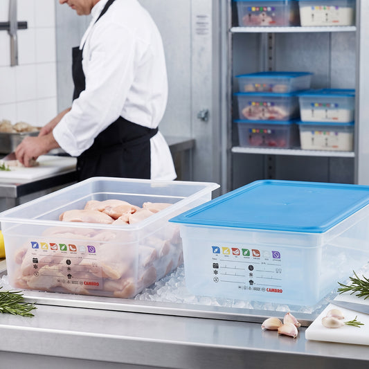 Cambro SafeTrak GN 1/9 Food Pan – 176 × 108mm – 100mm Deep