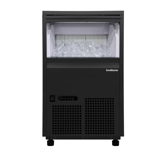 SnoMaster SMIC-26S Black 26kg Plumbed-In Gourmet Ice Maker