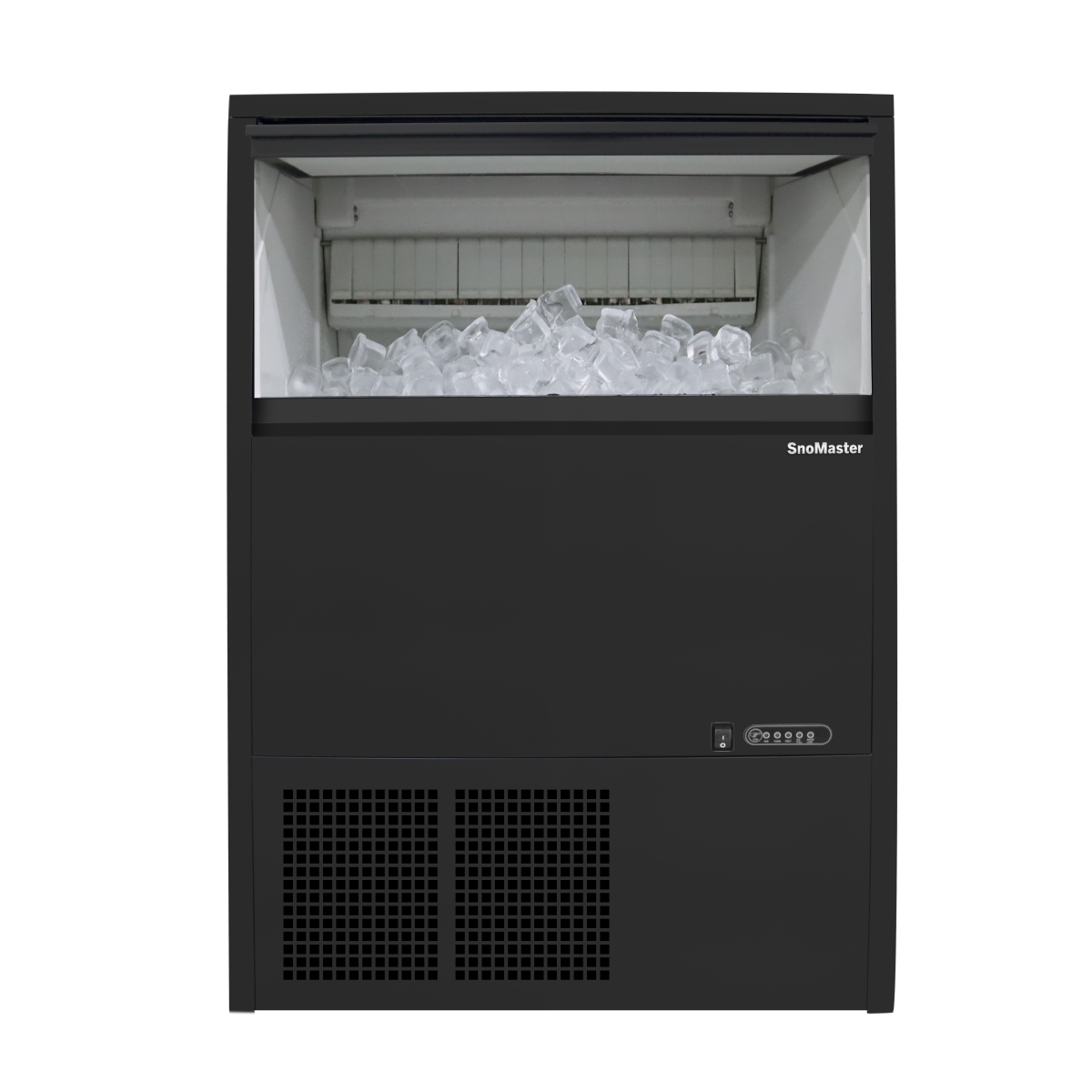 SnoMaster SMIC-45 Black 45kg Plumbed-In Gourmet Ice Maker