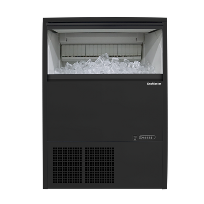SnoMaster SMIC-45 Black 45kg Plumbed-In Gourmet Ice Maker