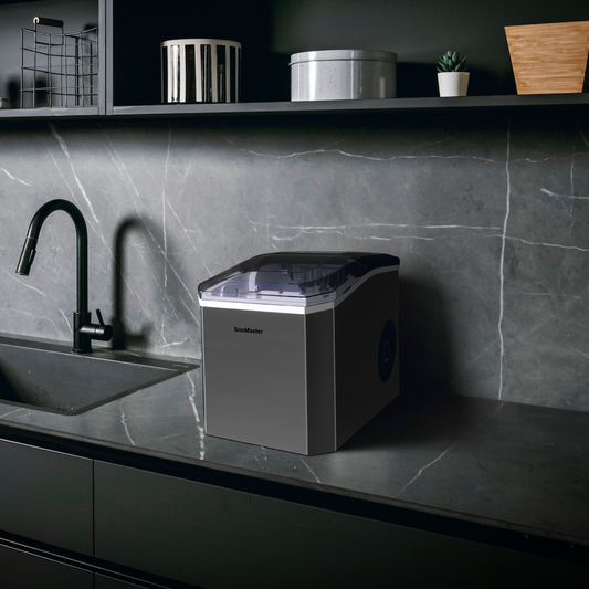 SnoMaster SMIC-12SS 12kg Counter-Top Bullet Ice Maker