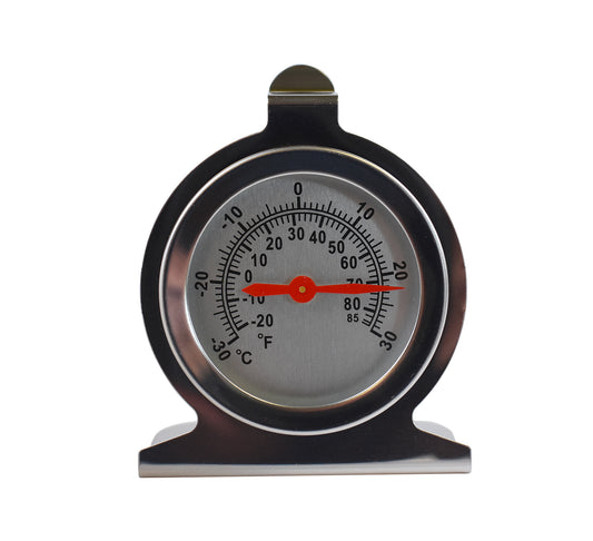 Thermometer Fridge/Freezer (-30C to 30C, Stainless Steel) by Other Brands  Commercial catering equipment