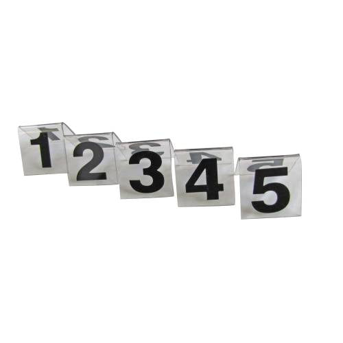 Plastic Table Number Stand â Numbers 11 to 20