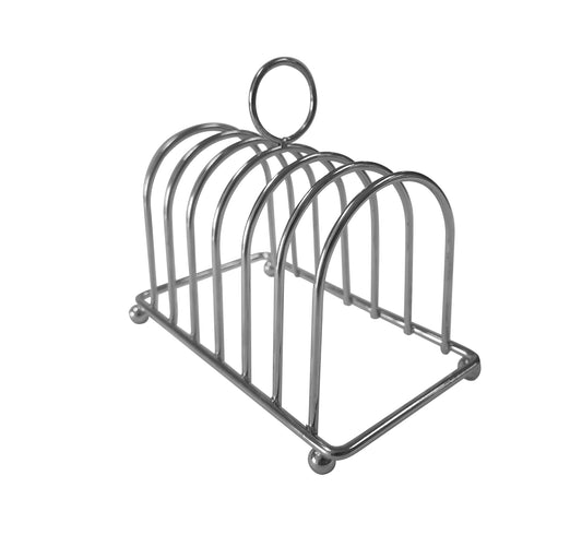 Toast Rack â 6 Slice Chrome Plated (140 x 75 x 125mm)