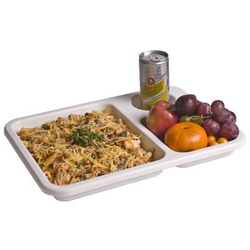 Tuff Tray ,3 Compartment Food Tray (345 x 264 x 33mm)