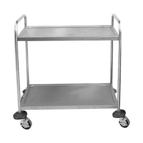 Tea Trolley -Stainless Steel (2 Shelf, Global)