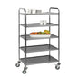 Global Tea Trolley -Stainless Steel (5 Shelf)