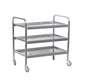 Global Heavy-Duty Tea Trolley -Stainless Steel (3 Shelf, 930 x 905 x 560mm)