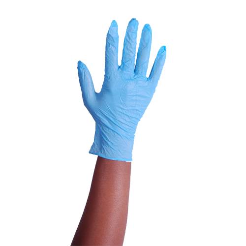 Chef Equip Disposable Nitrile Gloves Medium Blue (Pack of 100)