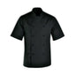 Chef Equip Basic Chef Jacket -Short Sleeve Black (XX-Large) by Chef Equip  Commercial catering equipment