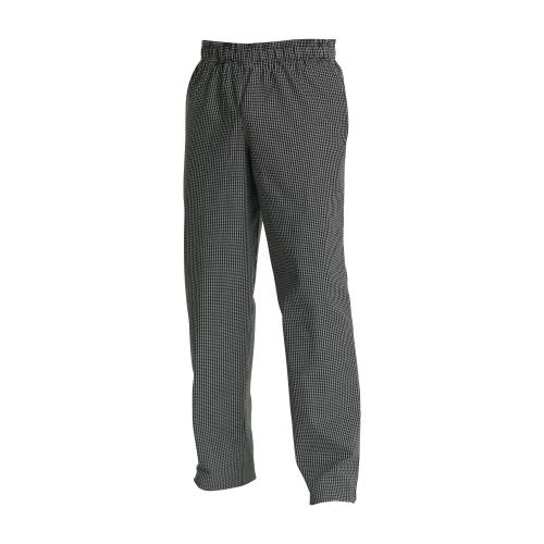 Chef Equip Chef Baggies -Black & White Check (Medium)