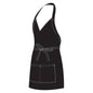 Chef Equip Tuxedo Apron -Black