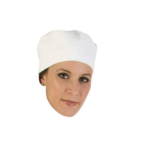 Chef Equip Chef Beanie -White Poly Cotton