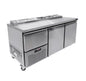 Underbar Fridge Pizza Top Solid Door â2 and half Door