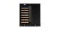 SnoMaster - 34 Bottle + 95L Pro Series Double Door Wine/Beverage Cooler - Black (VT-19DPRO(BLACK))