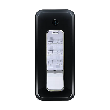 SnoMaster - 14 Bottle Single Zone Retro Wine Cooler - Black (VT-19RB)