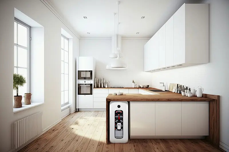 SnoMaster - 14 Bottle Single Zone Retro Wine Cooler - Cream (VT-19RC)