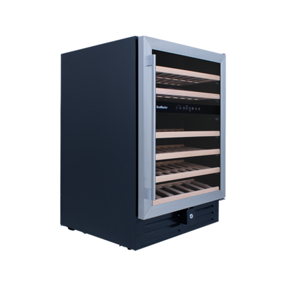SnoMaster SMWC-46 46 Bottle Dual Zone Wine Cooler