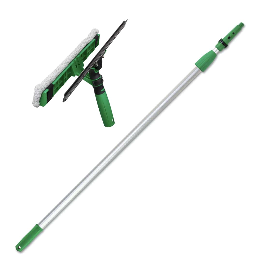 Unger Visa Versa Pro 35cm & Optiloc Telescopic Pole Combo (Various Sizes)