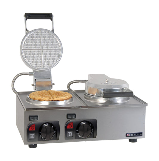 Anvil Double-Plate Belgian Waffle Baker ,2-Round Plates