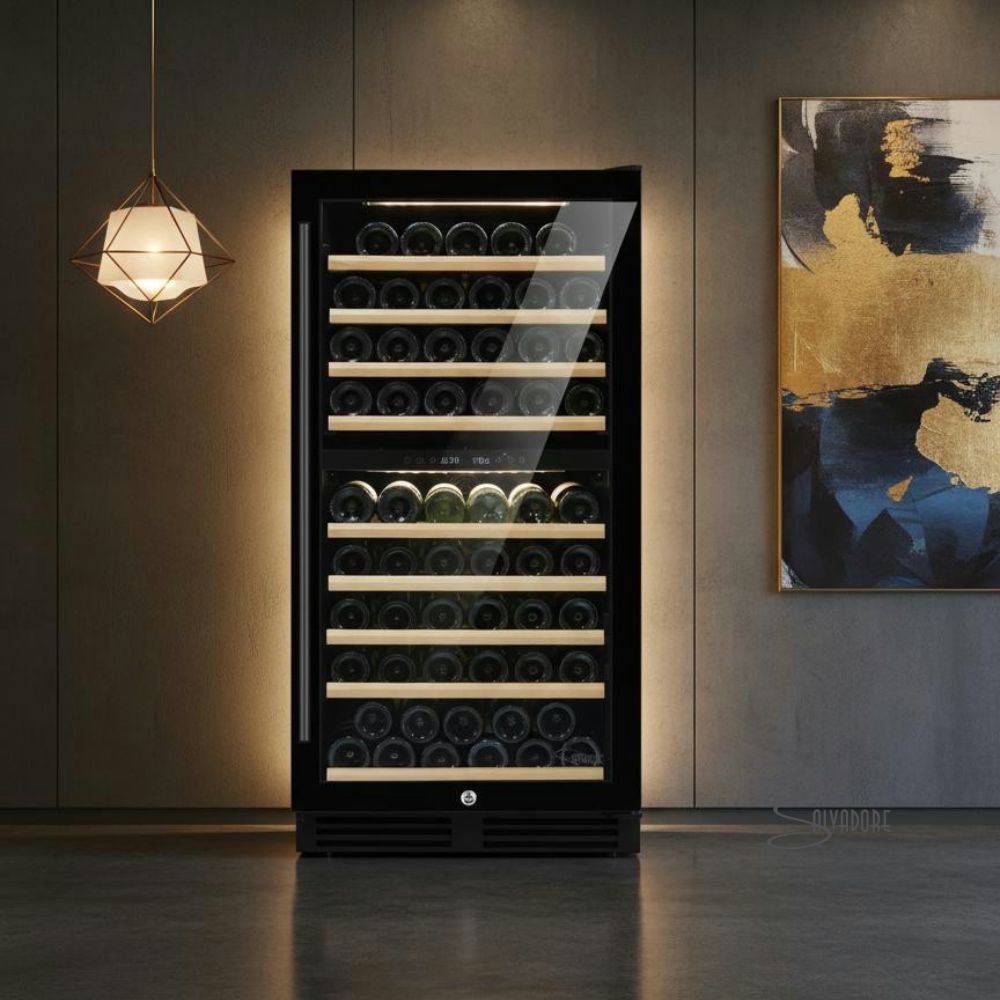 Salvadore WCS1099 99-Bottle Dual-Zone Wine Cooler