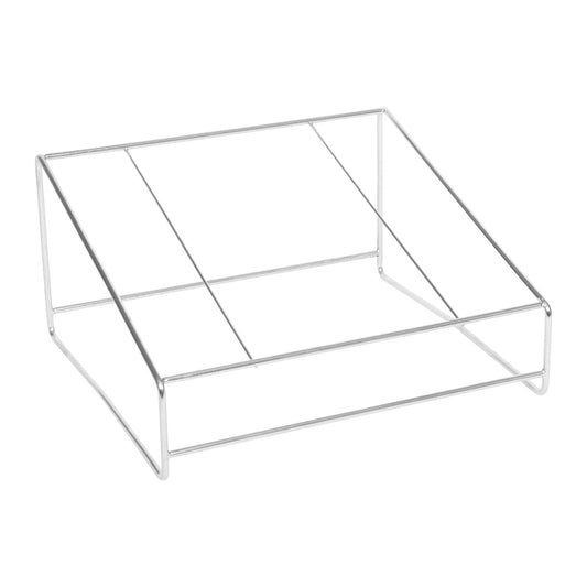 Infiniti Wood Display Stand Steel 330 x 300mm (Straight) by Infiniti  Commercial catering equipment