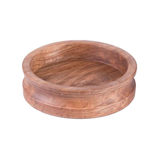 Infiniti WRI0001 Round Walnut Wooden Riser – Small