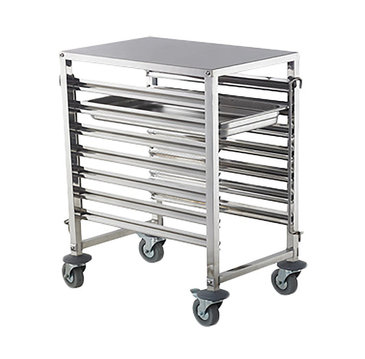 Global Mobile Stainless Steel Working Table -7 Tier (385 x 550 x 900mm)