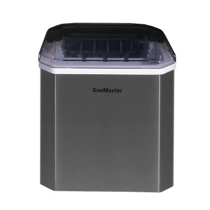 SnoMaster - 12Kg/24Hr Counter-Top Bullet Type Ice-Maker - Stainless Steel (ZBC-14B)